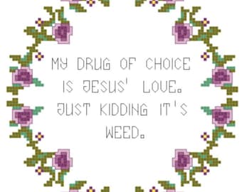 cross stitch pattern diy funny modern, mother's day diy, gift for the subversive and snarky mom, beginner cross stitch pattern