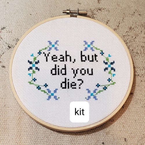 Cross Stitch Kit Beginner DIY Counted Cross Stitch Kits Etsy