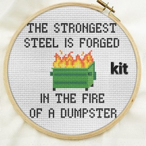 cross stitch kit beginner, DIY counted cross stitch kits