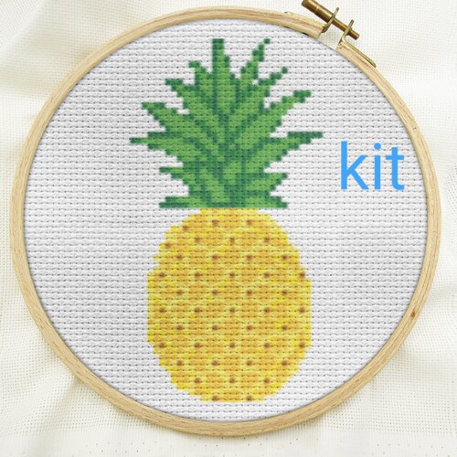 Cross Stitch Kit Beginner DIY Counted Cross Stitch Kits Craft Etsy