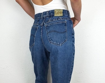 Lee Jeans High Waisted Jeans Size 28 | Vintage Lee Jeans for Women Size 6 | Vintage Mom Jeans Size 28 | 90s Jeans Size 28 | Jeans Size 6