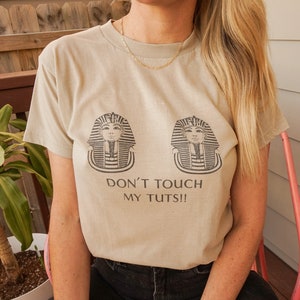 VINTAGE Funny Boob Shirt | Don&#39;t Touch My Tutts | Vintage Boob Shirt