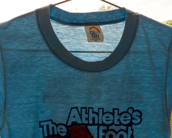 80s Vintage Athletes Foot T-Shirt Nashville Race … - image 6