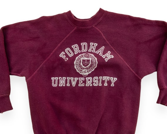 Vintage Fordham University Sweatshirt | Raglan Co… - image 2