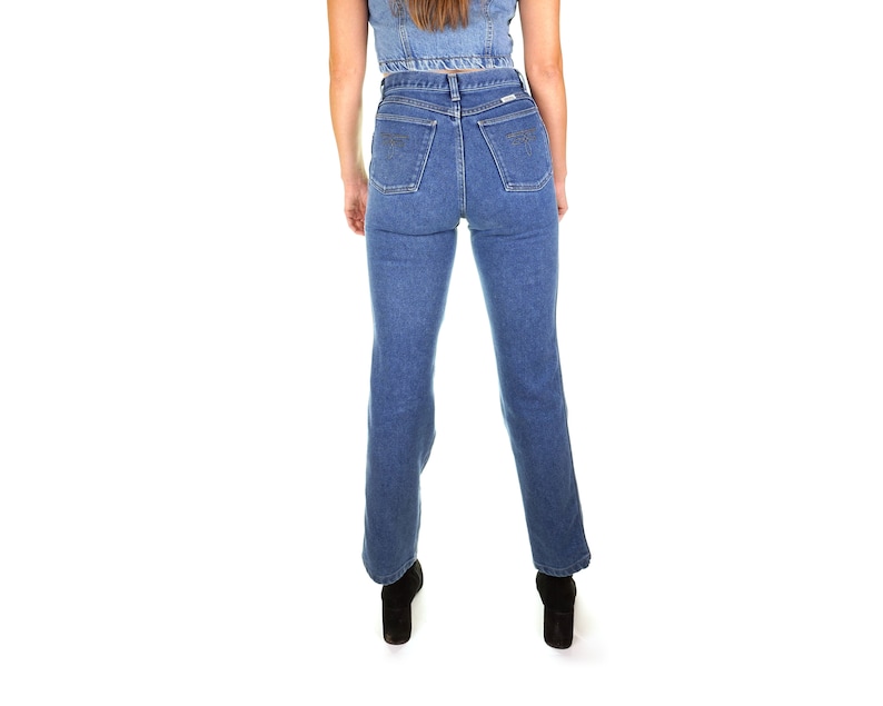 1970s Vintage Western Style Jeans | Size 26 image 3