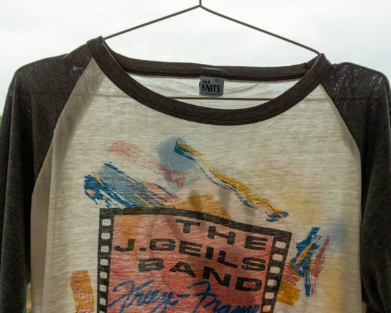 80s Vintage J. Geils Band Tour T-Shirt | 80s Ragl… - image 8