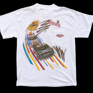 90s Vintage Winston Cup T-Shirt | Winston Cigarettes Racing T-Shirt | Vintage NASCAR T-Shirt | Vintage Pocket T-Shirt