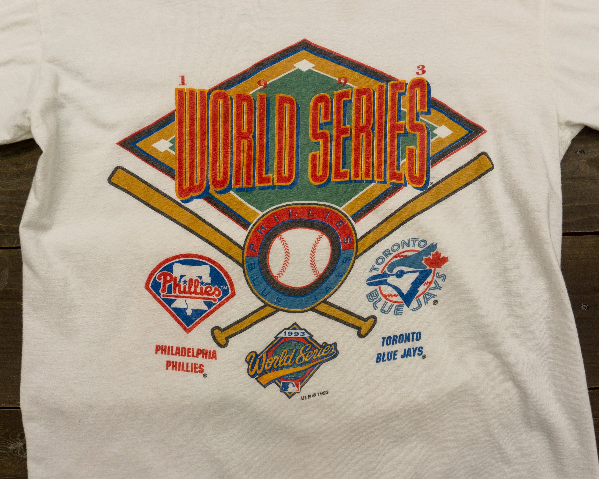 VTG 1993 Philadelphia Phillies National League Championship Shirt Salem USA  Made