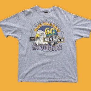 Y2K Vintage Harley Davidson Sturgis T-Shirt | 2000s Vintage Sturgis Rally Shirt | Harley Eagle Shirt | Biker T-Shirt Size XL