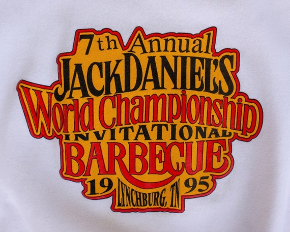 Vintage 1995 Jack Daniels World Championship Swea… - image 2