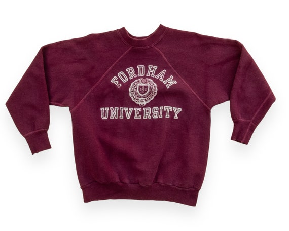 Vintage Fordham University Sweatshirt | Raglan Co… - image 1