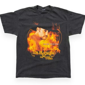Y2K Vintage Tim McGraw T-Shirt | Set This Circus Down Tour T-Shirt | Vintage Country Music T-Shirt | 90s Country Band T-Shirt
