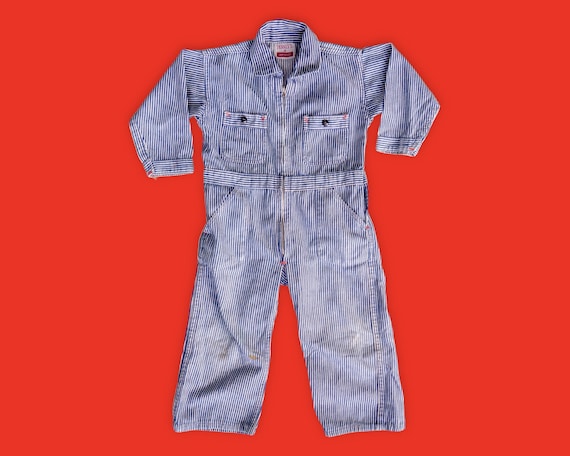 貴重！50's 〜60's OSH KOSH HICKORY-COVERALL 50's 〜60's OSH KOSH HICKORY-COVERALL 50's 60's OSH KOSH HICKORY