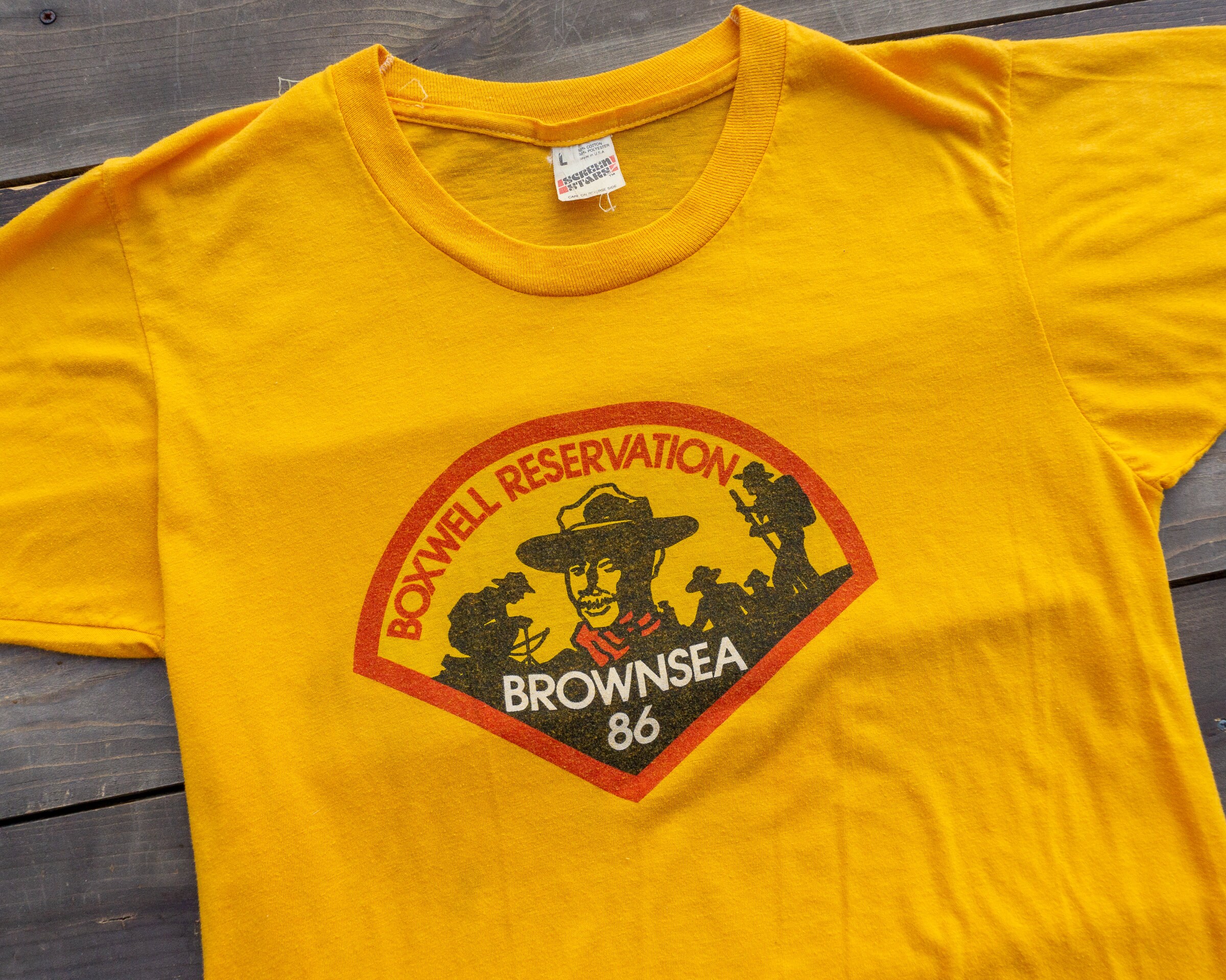 80s Vintage Camp T-shirt | Vintage Boy Scouts T-shirt