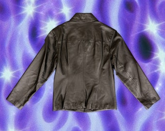 ジャケット・アウター 00s archive leather jacket y2k darkwear m92565211030_1.jpg