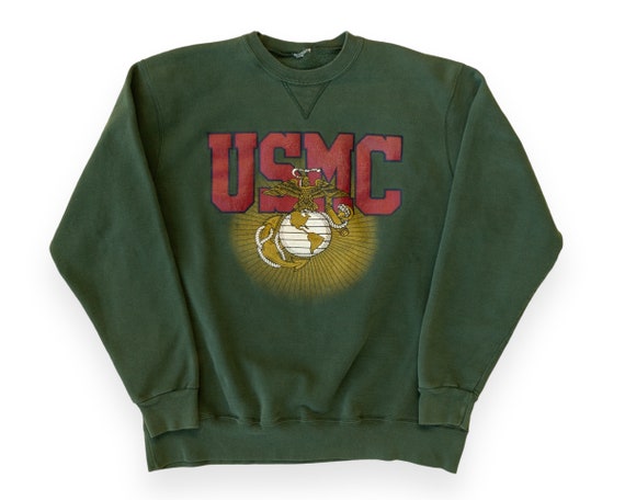 Vintage US Marine Corps Sweatshirt Reverse Weave … - image 1