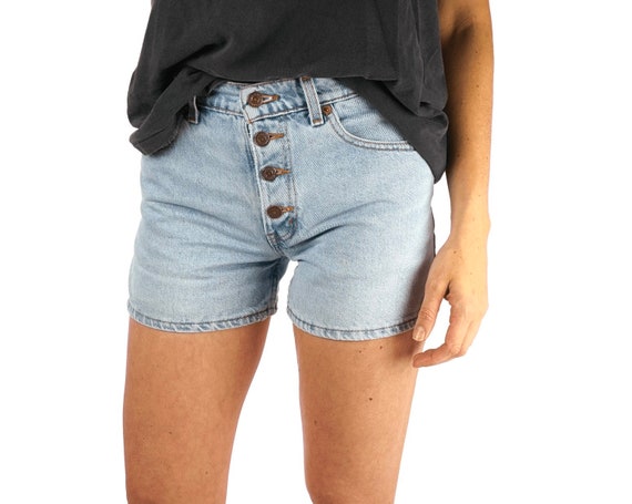 levi button fly shorts