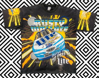 Vintage Rusty Wallace Miller Genuine Draft Car All Over