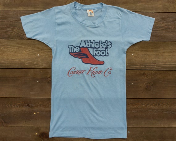 80s Vintage Athletes Foot T-Shirt Nashville Race … - image 2