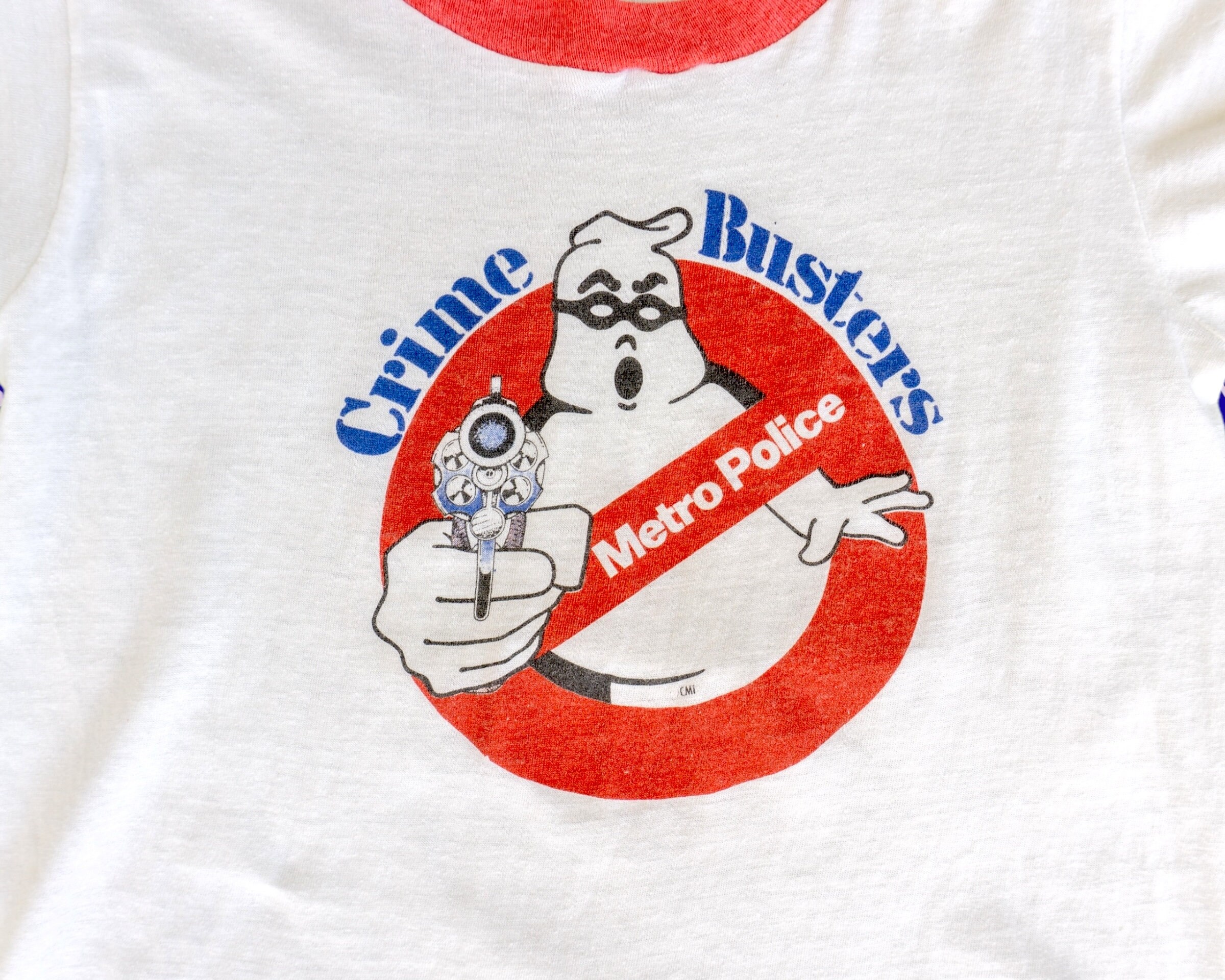 80s Vintage Ghostbusters T-shirt for Kids - 1980s Ringer T