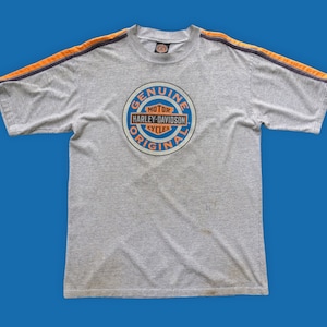 Vintage Harley Davidson Pocket T-Shirt | Vintage Harley Davidson Shirt | Gray Harley T-Shirt | Harley Eagle Shirt | Motorcycle Shirt