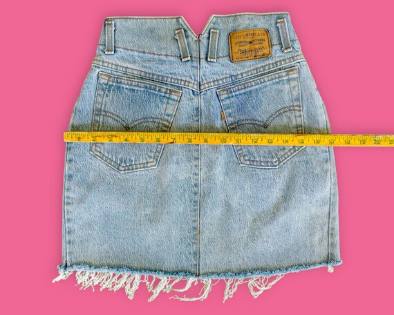 Vintage Levis Denim Skirt | High Waisted | Size X… - image 6