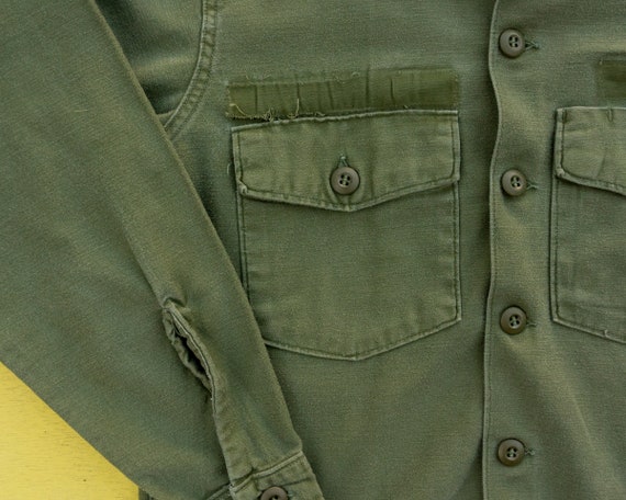 70s Vintage US Army Shirt Jacket | Vintage Work S… - image 4
