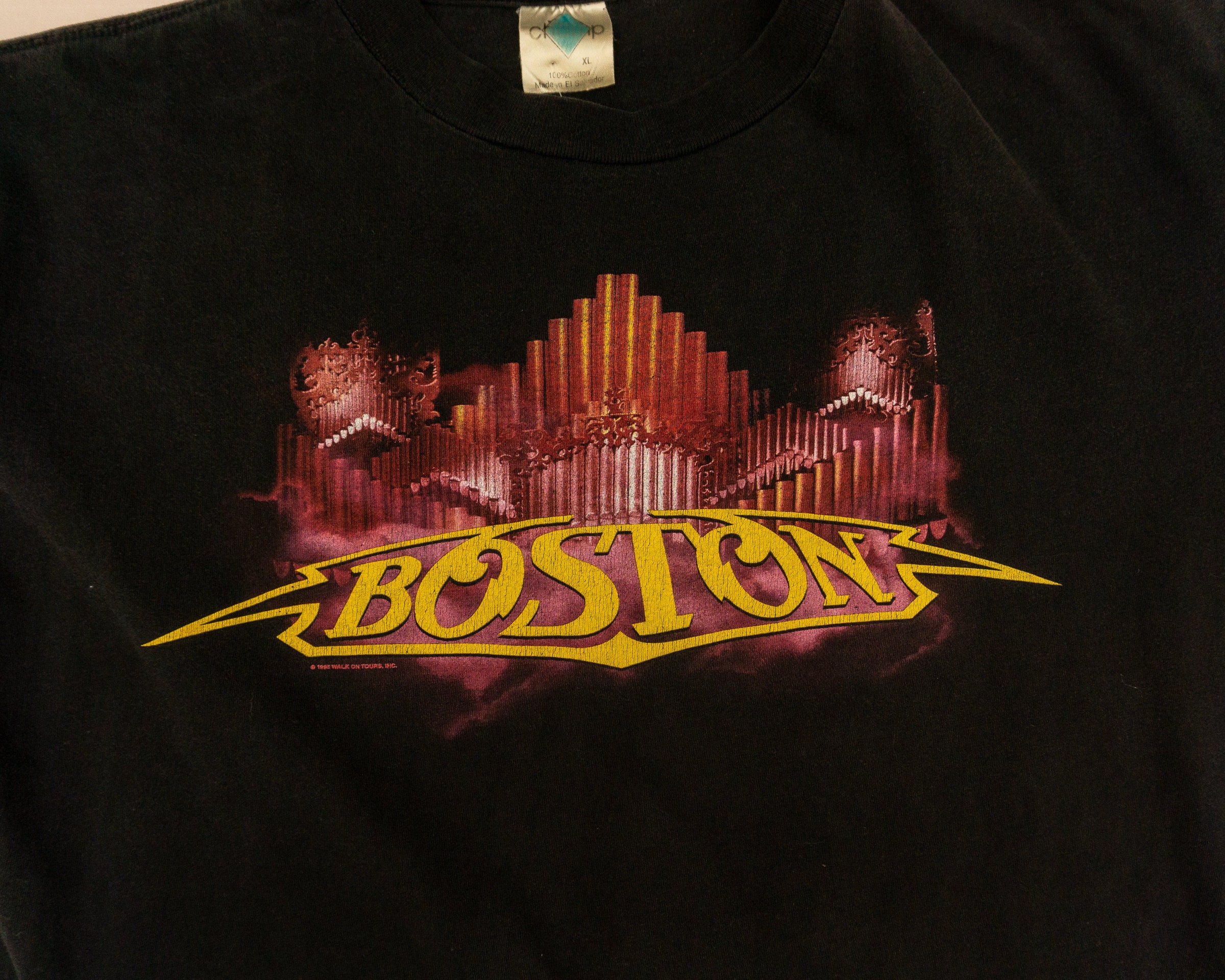 Boston Pops ビンテージTシャツ 1990年7月4日 Vintage Boston Third Stage Band T Shirt Men's 80s Spring