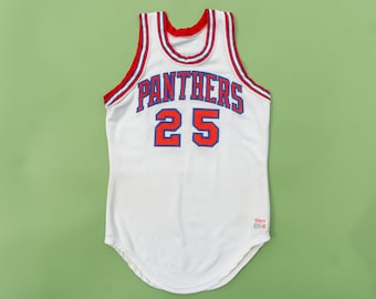 90s Vintage High School Basketball Jersey | American Sports Red White Blue