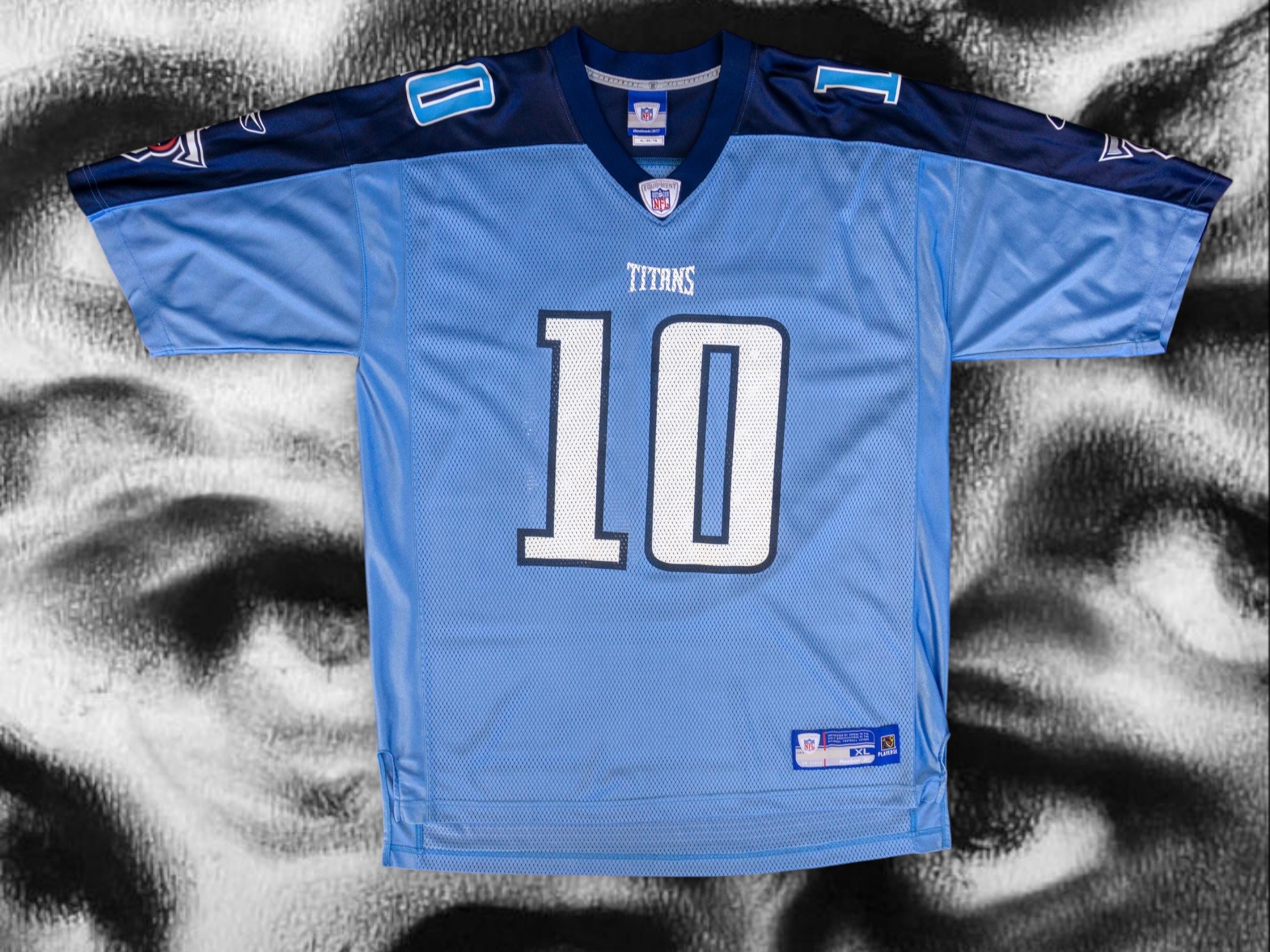 Vintage Vince Young Tennessee Titans Jersey #10 Blue NFL Reebok