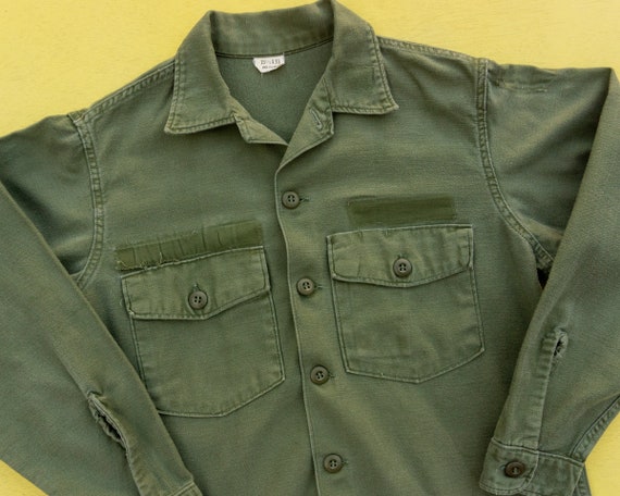 70s Vintage US Army Shirt Jacket | Vintage Work S… - image 2