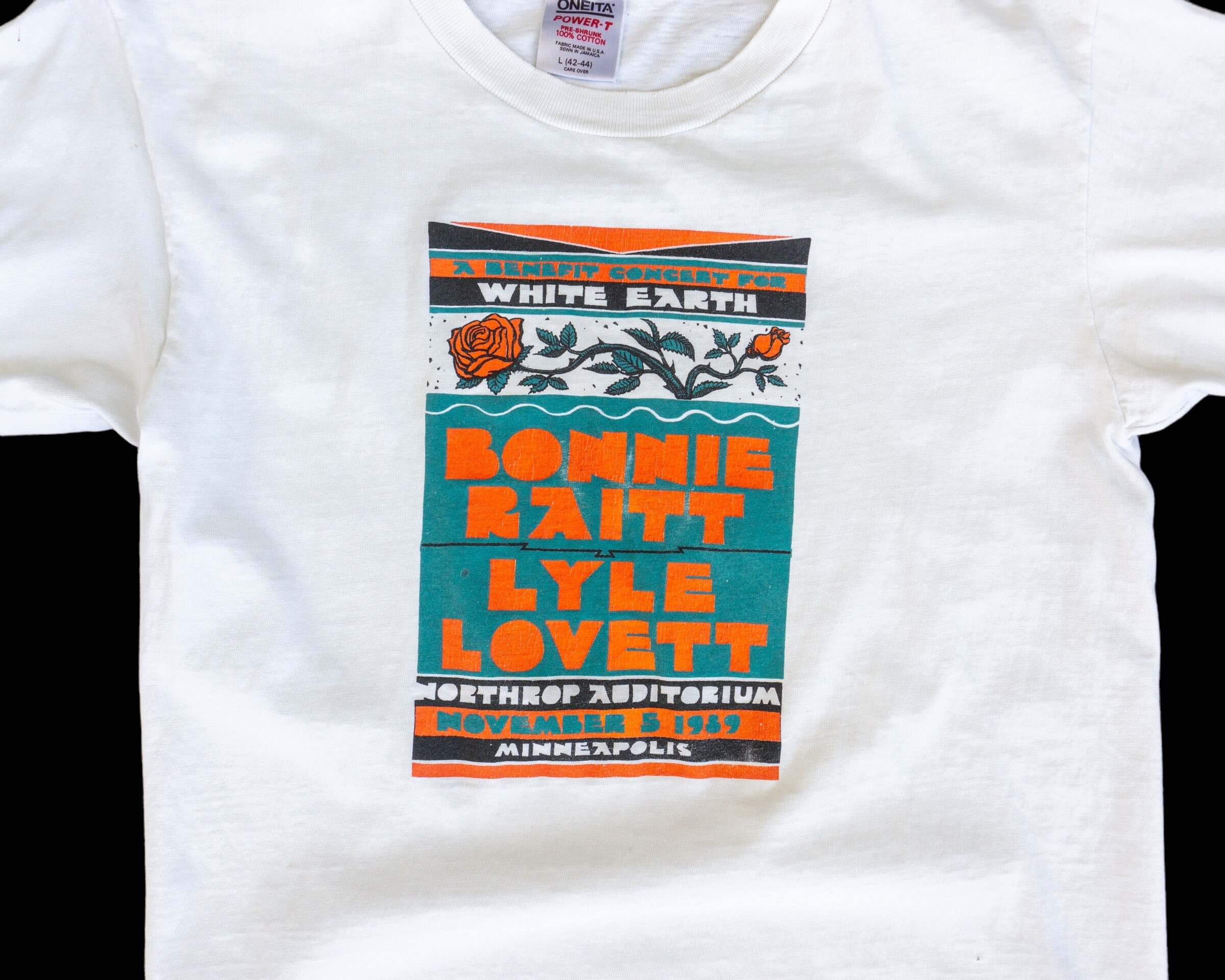 Bonnie Raitt Earth Day Tシャツ 1995 Bonnie Raitt Earth Day Tシャツ 1995（The Bonnie Raitt Lyric