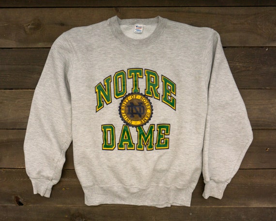 90s Champion Reverse Weave Notre Dame Sweatshirt Fighting - Etsy Ireland