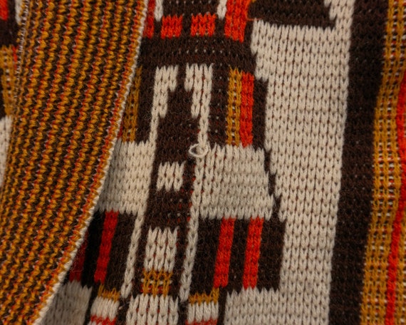 60s Vintage Southwestern Cardigan Sweater - Sweat… - image 5