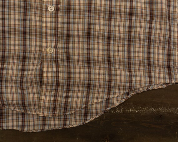 70s Vintage Plaid Shirt | Western Shirt | Button … - image 3