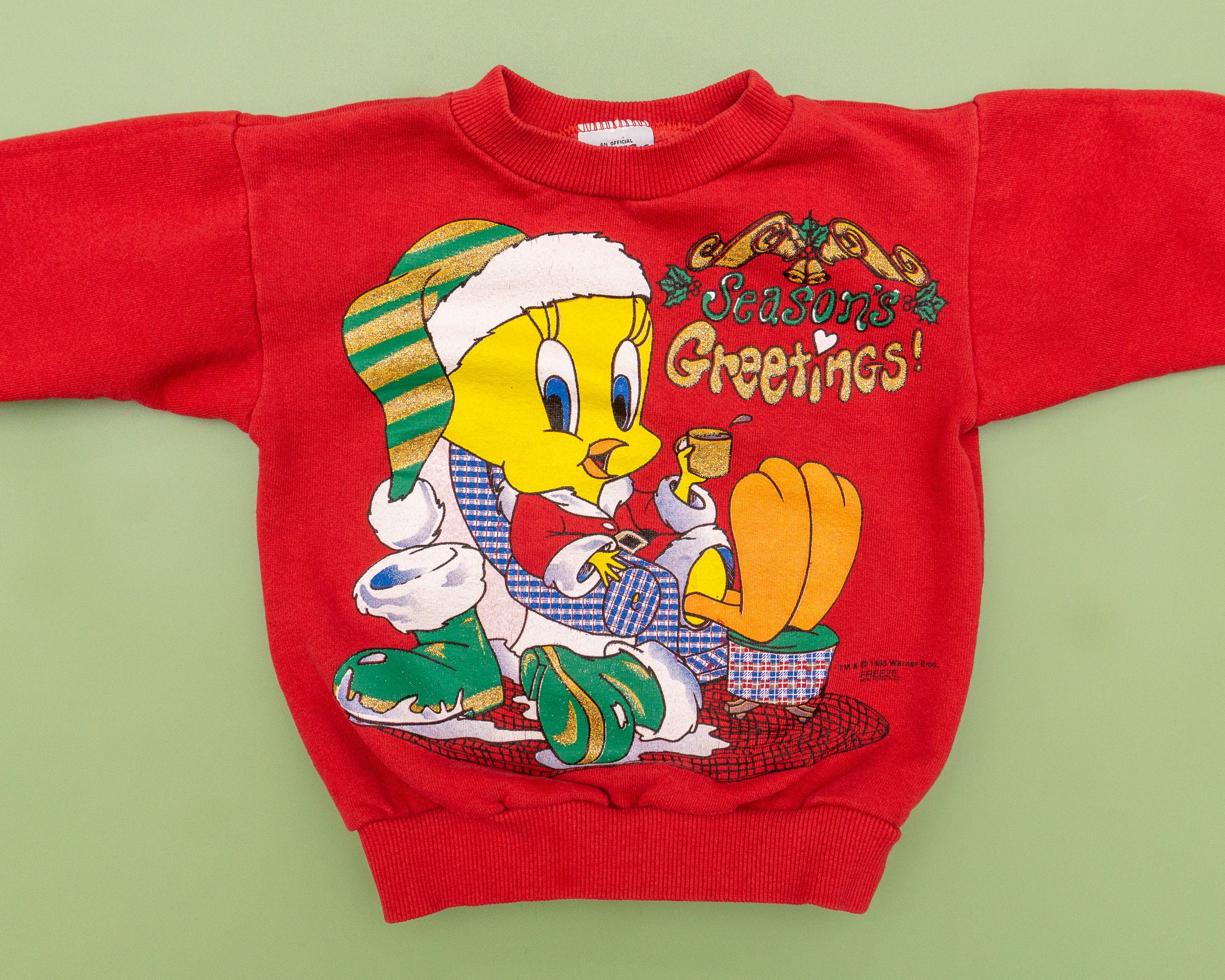 90s Vintage Tweety Bird Ugly Christmas Sweatshirt for Kids - Etsy