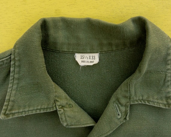 70s Vintage US Army Shirt Jacket | Vintage Work S… - image 3