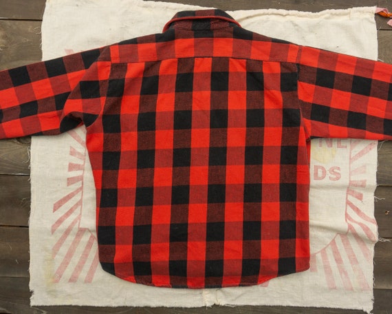 90s Buffalo Plaid Flannel | Thick Flannel Shirt |… - image 5