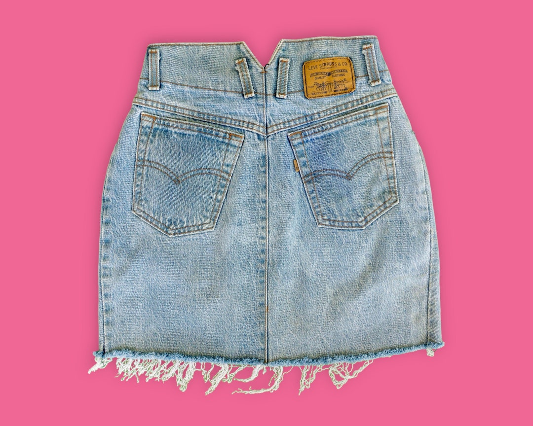 Levi's Falda Vaquera Talle Alto Falda Vaquera Midi Acampanada