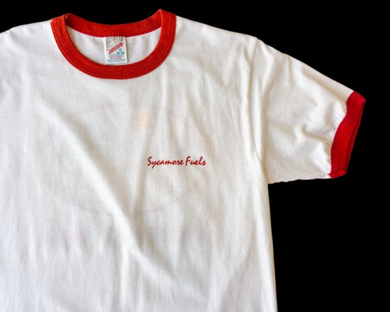 90s Vintage Ringer Tee | Red and White Ringer T-S… - image 4