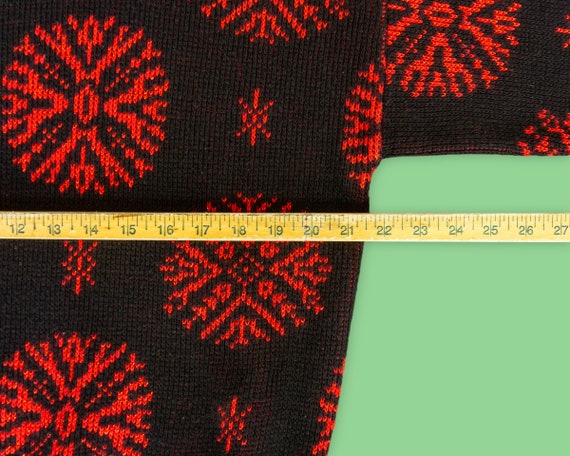 Festive Vintage Ugly Christmas Sweater Medium - R… - image 5