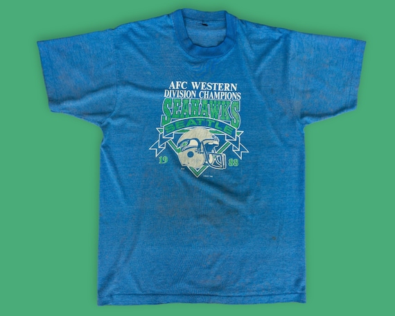 80s Vintage Seahawks T-shirt | Seattle Seahawks Graphic Tee