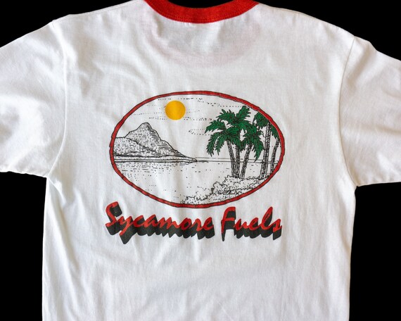 90s Vintage Ringer Tee | Red and White Ringer T-S… - image 2