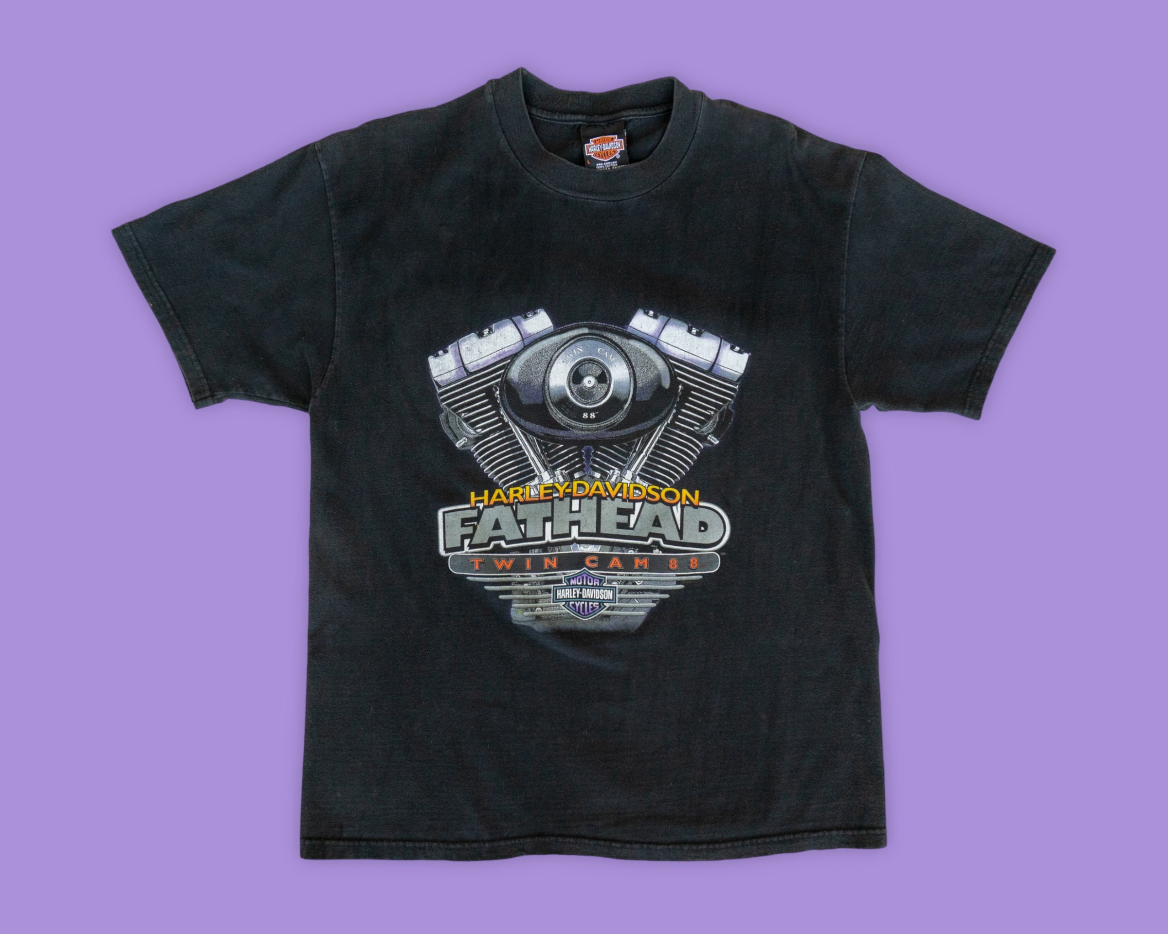 T*君様 Harley-Davidson THINK FAST 90s Tシャツ VINTAGE 90s | Harley Davidson Hibernation Biker Bear Thrashed T