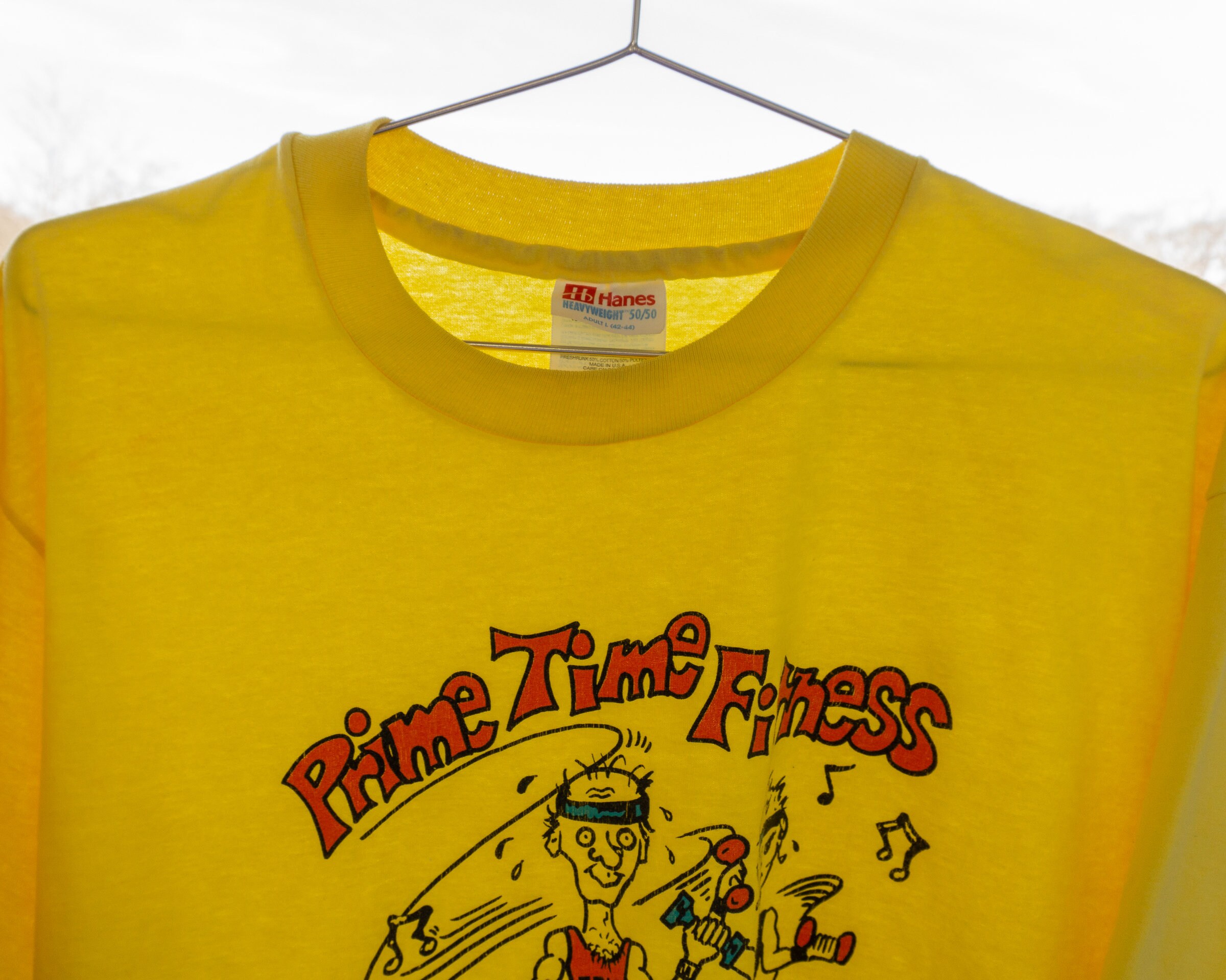 80s Vintage Prime Time Fitness Funny Vintage Workout Tshirt Etsy