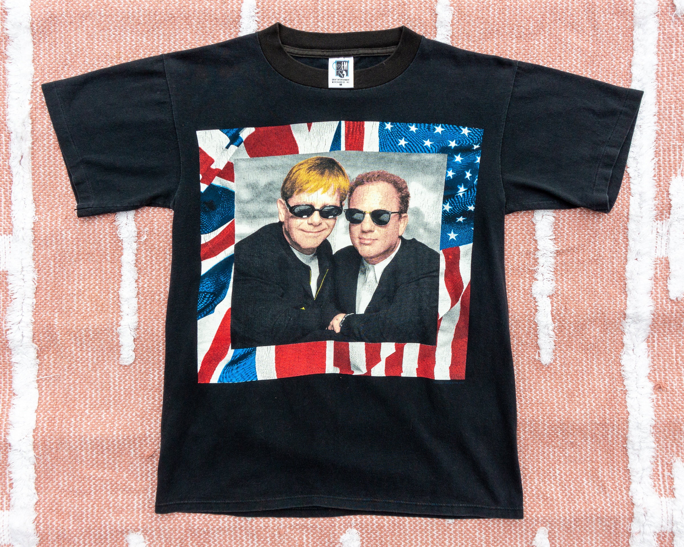jeg er glad Lao Udfør 90s Vintage Elton John T-shirt Billy Joel Shirt Elton John - Etsy