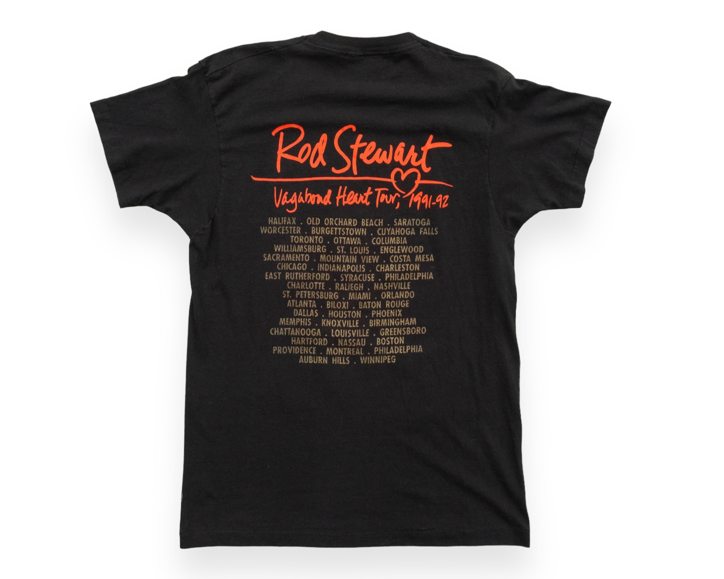 ヴィンテージTシャツ 80’s ロッド・スチュワート 80s ROD STEWARTロッドスチュワート 84ツアー コットンTシャツ