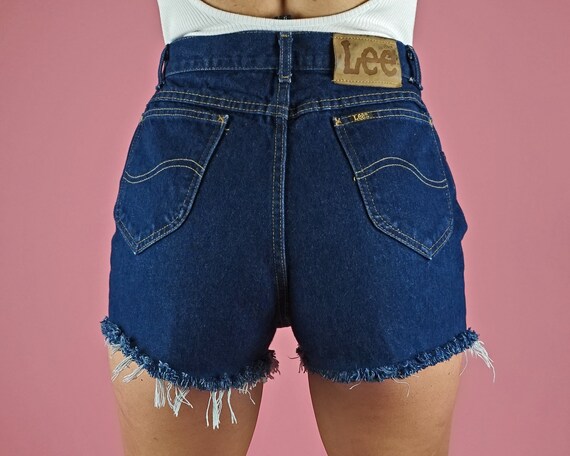 high waisted cut off jeans