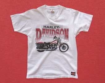 Vintage T Shirt, Harley Davidson T Shirt, 1980s T Shirt, V Twin