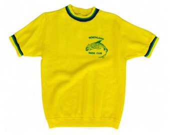 60s Vintage Northland Swim Club Short Sleeve Sweatshirt
